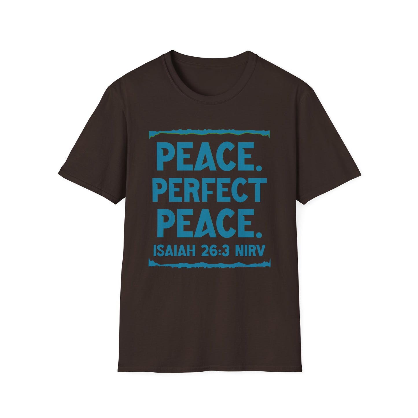 Peace. Faithful Isaiah 26:3 Softstyle T-Shirt