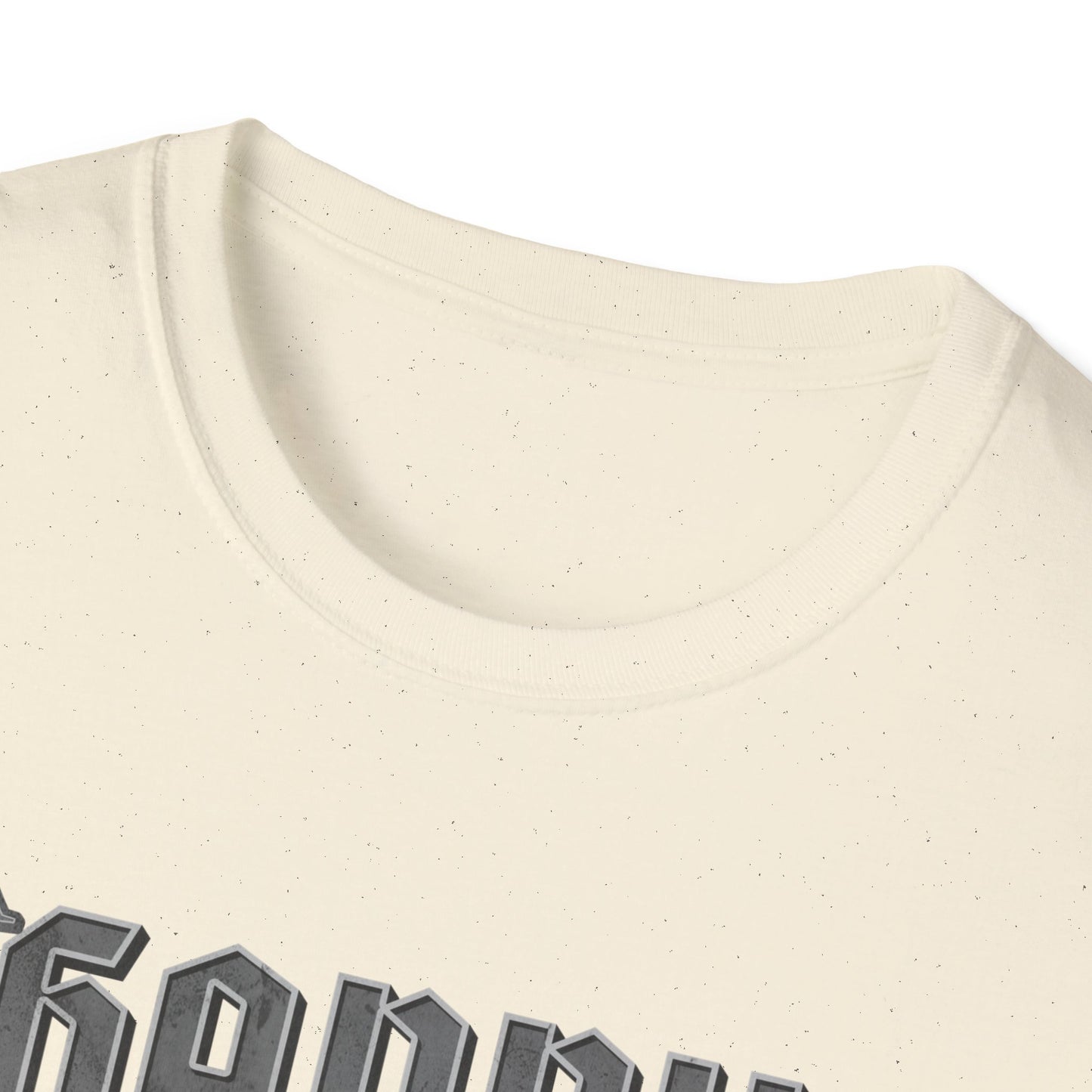 A Happy Heart Unisex Softstyle T-Shirt [Gray Text]