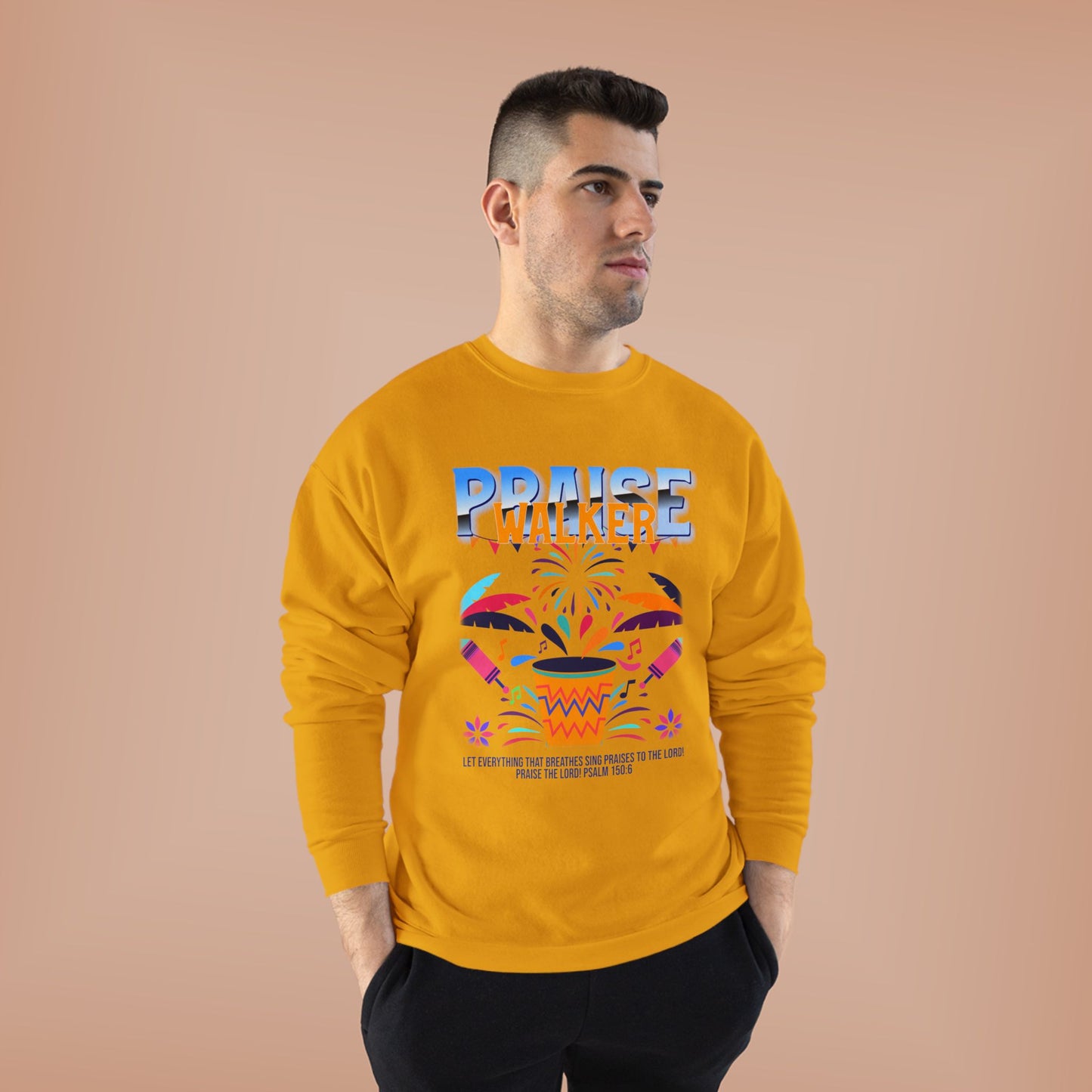 "Praise Walker" Unisex EcoSmart® Crewneck Sweatshirt