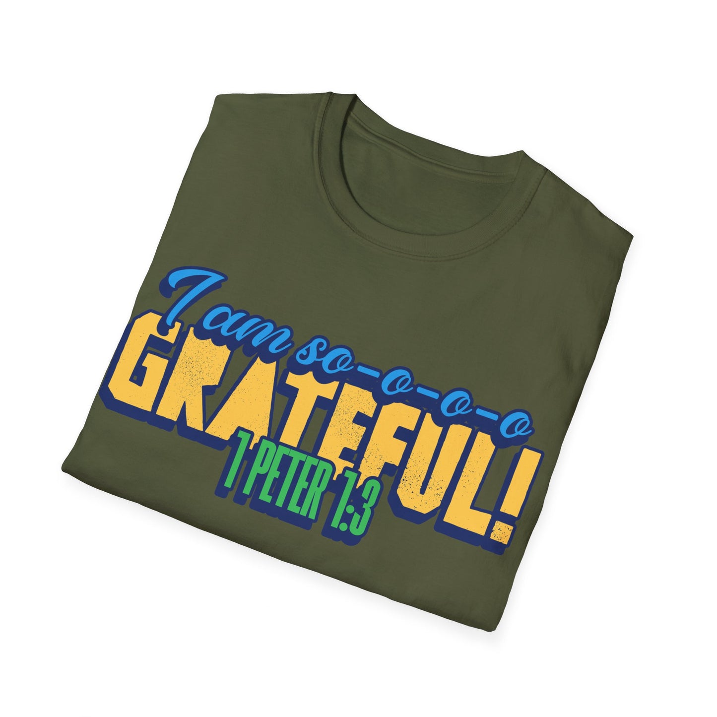 "I'm So Grateful" Unisex Softstyle T-Shirt