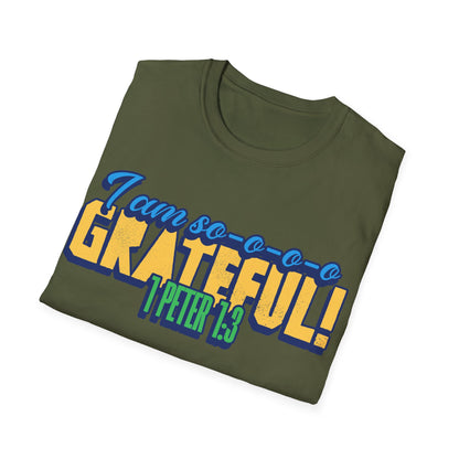 "I'm So Grateful" Unisex Softstyle T-Shirt