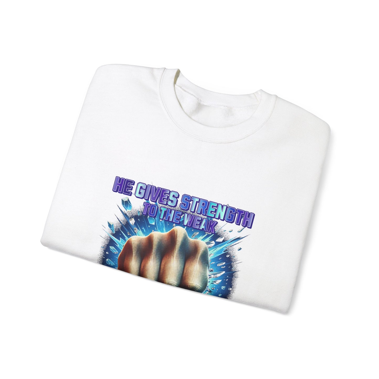 "Isaiah 40:29" Unisex Heavy Blend™ Crewneck Sweatshirt