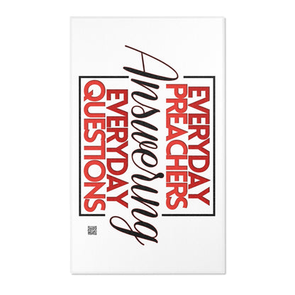 Everyday Preachers... Area Rugs [Red/Black Text] - Horizontal