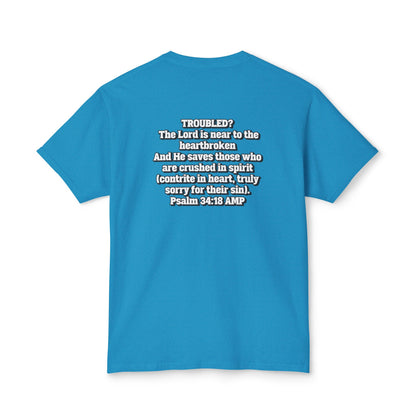 "Troubled? Get to God!" Unisex HD Cotton™ T-shirt