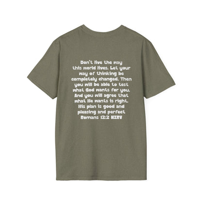 My Will Chooses God's Will  Unisex T-Shirt - Transform Your Thinking [Heather Military Green]