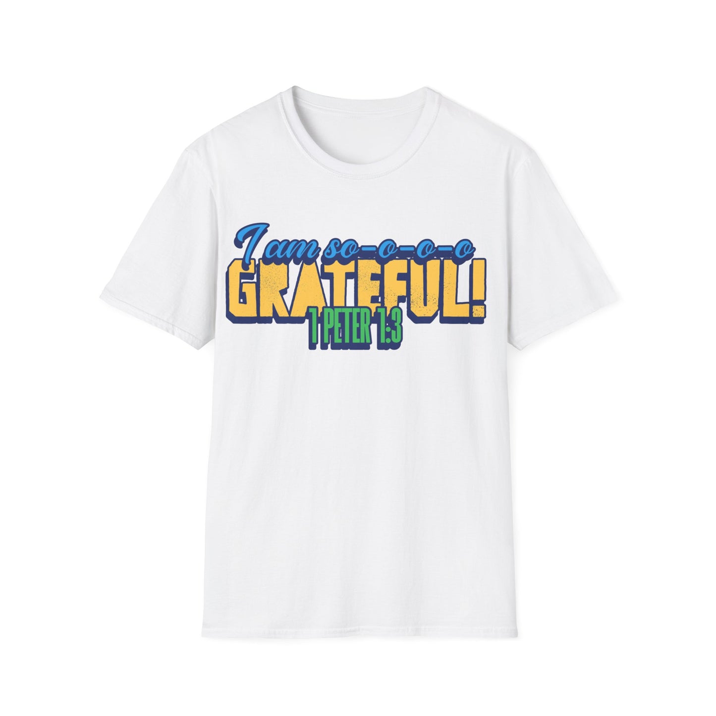 "I'm So Grateful" Unisex Softstyle T-Shirt