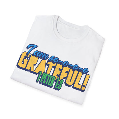 "I'm So Grateful" Unisex Softstyle T-Shirt