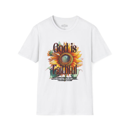 "God is Faithful" Unisex Softstyle T-Shirt