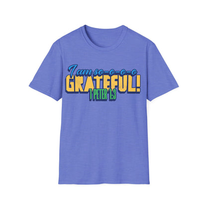 "I'm So Grateful" Unisex Softstyle T-Shirt
