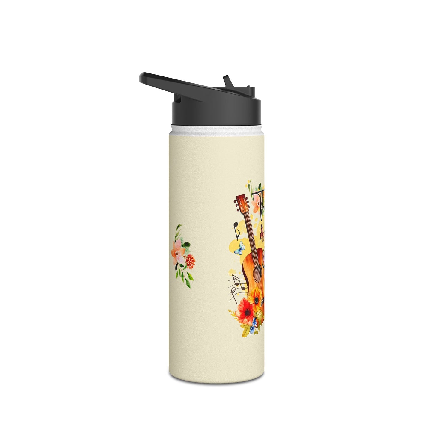 "The Lord is my Strength and my Song!" Stainless Steel Water Bottle, Standard Lid