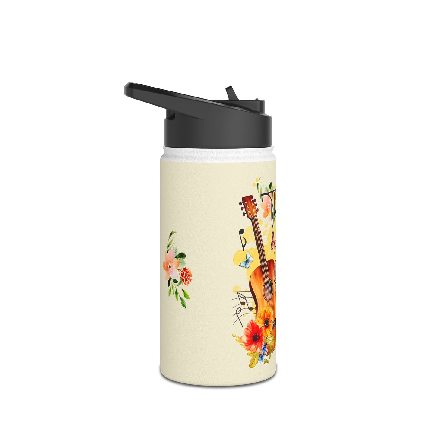 "The Lord is my Strength and my Song!" Stainless Steel Water Bottle, Standard Lid