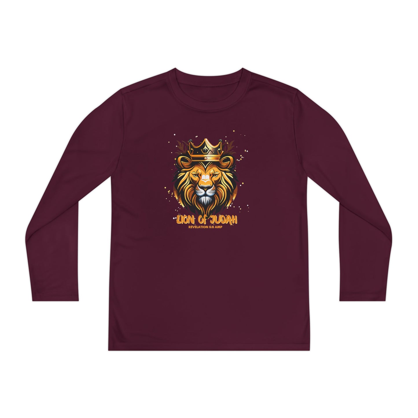 "Lion of Judah" Youth Long Sleeve Competitor Tee