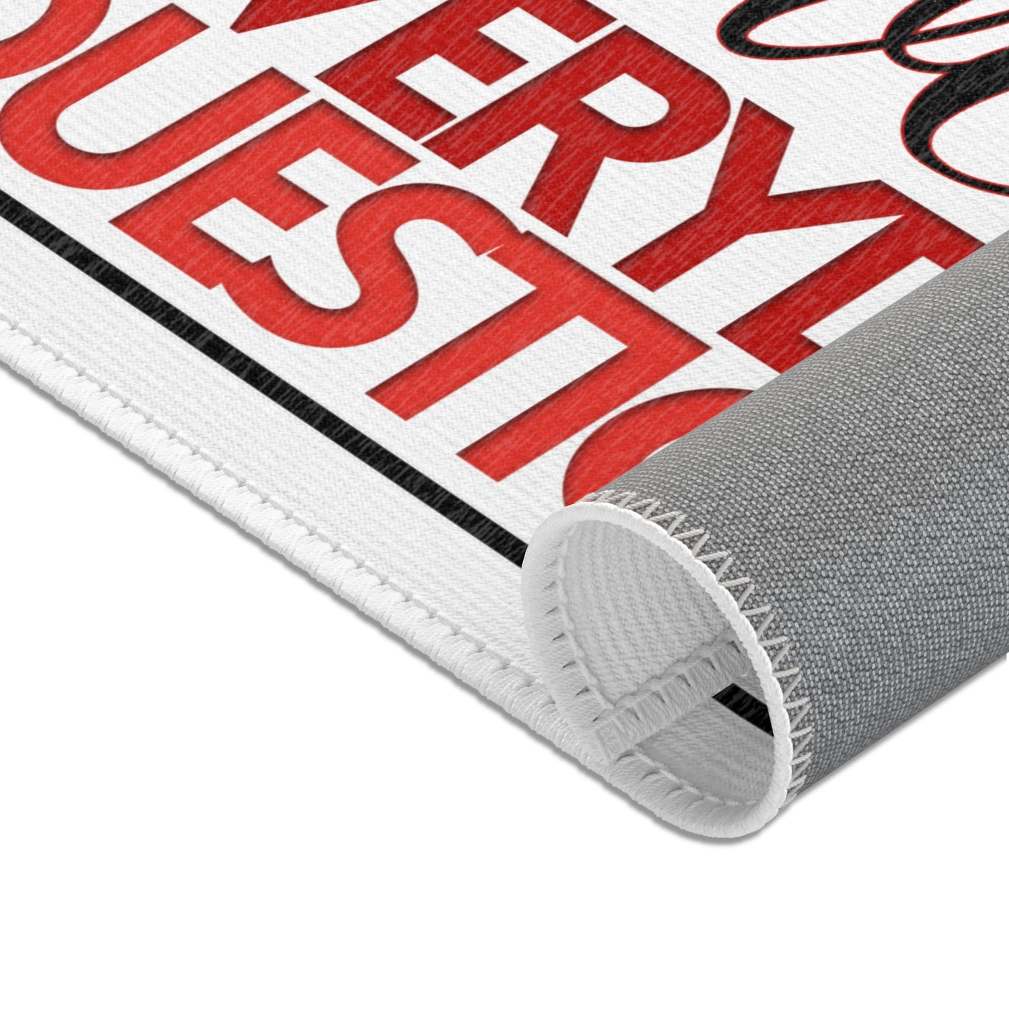 Everyday Preachers... Area Rugs [Red/Black Text] - Horizontal