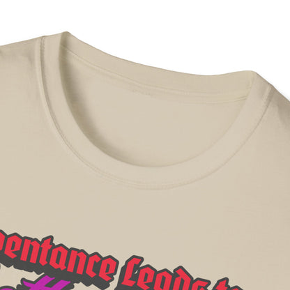 "Repentance Leads to a Better Life" Unisex Softstyle T-Shirt