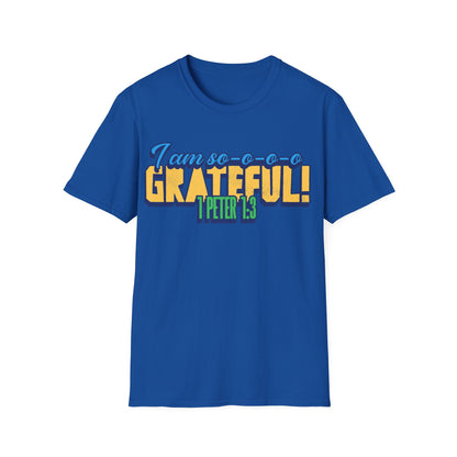 "I'm So Grateful" Unisex Softstyle T-Shirt