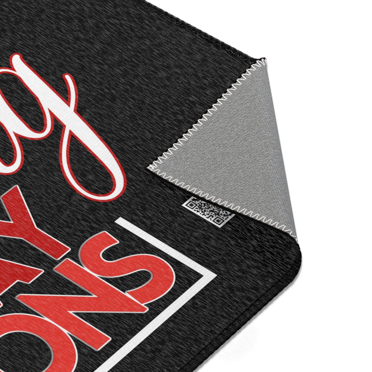 Everyday Preachers... Area Rugs [Red/White Text] - Horizontal