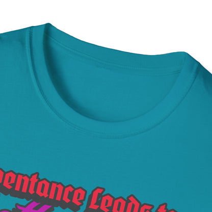 "Repentance Leads to a Better Life" Unisex Softstyle T-Shirt