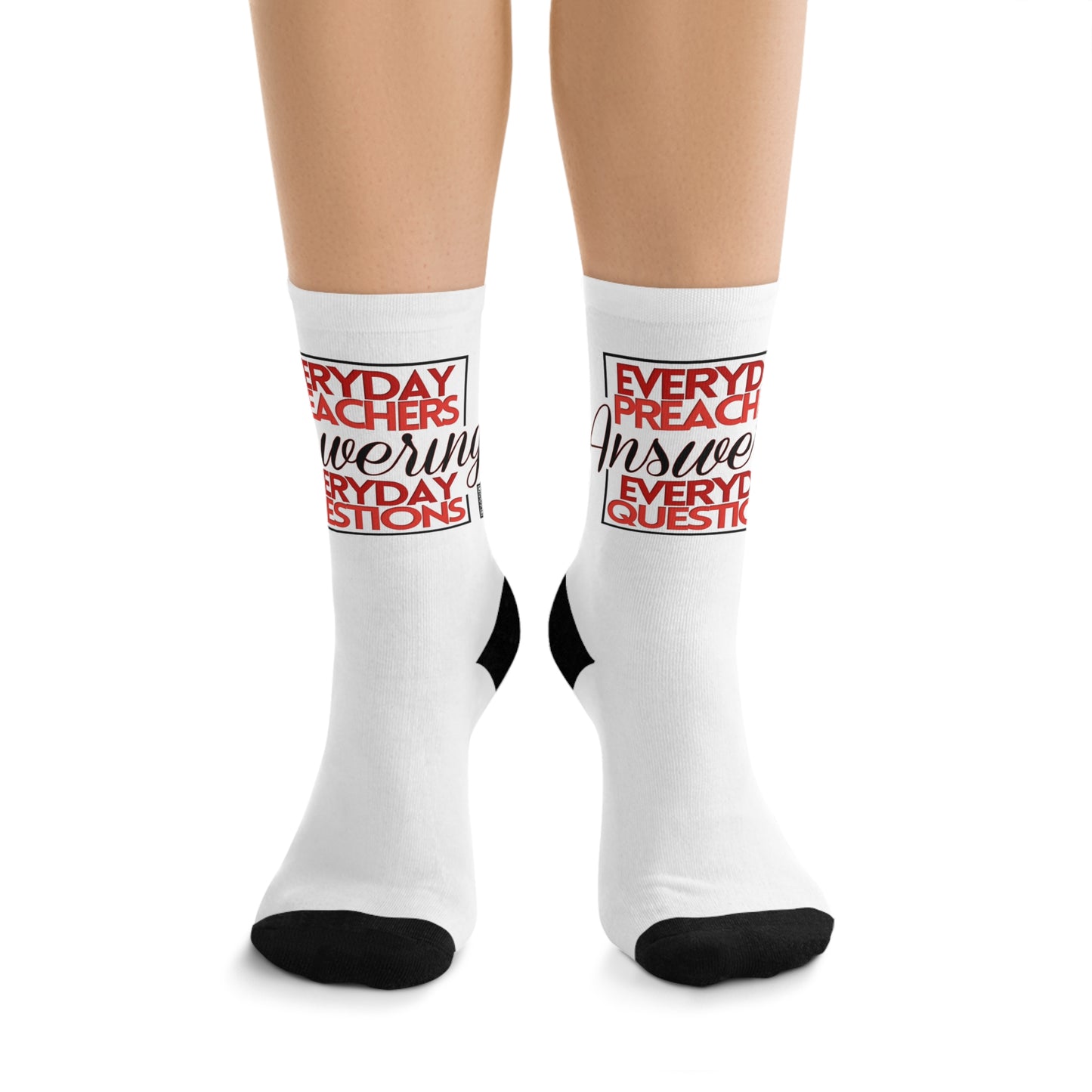 Everyday Preachers... Recycled Poly Socks
