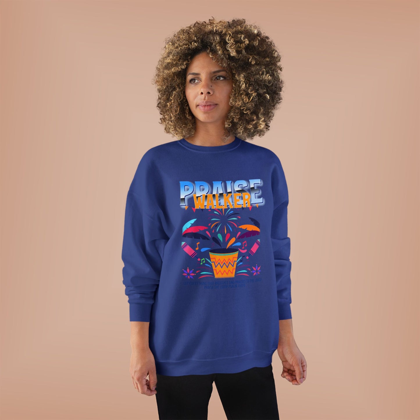 "Praise Walker" Unisex EcoSmart® Crewneck Sweatshirt