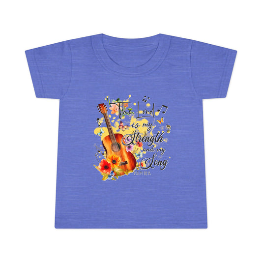 "The Lord is my Strength and my Song" Toddler T-shirt