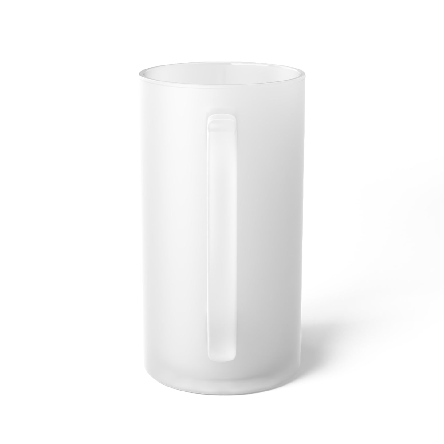 Everyday Preachers.... Frosted Glass Mug [Square Logo]