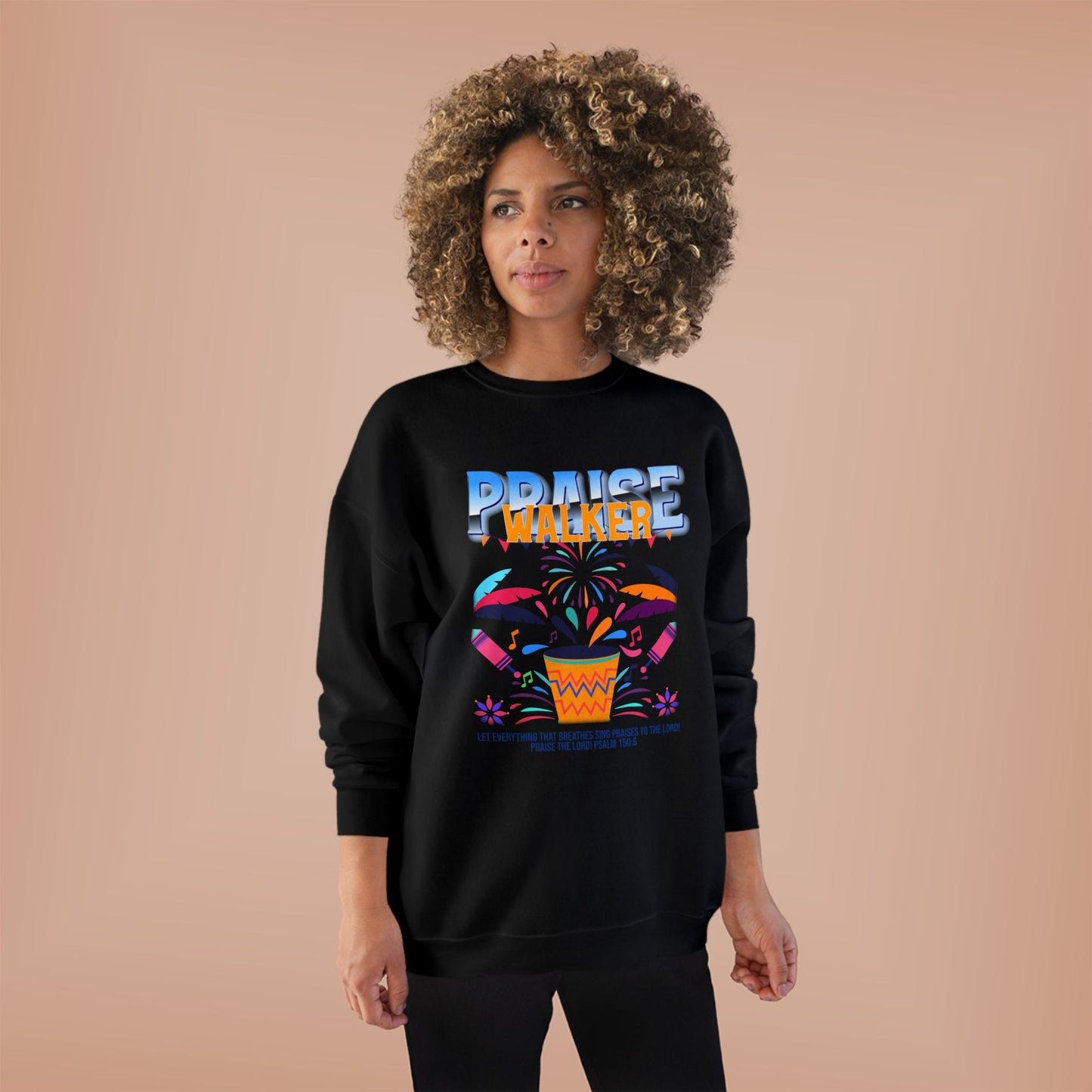 "Praise Walker" Unisex EcoSmart® Crewneck Sweatshirt