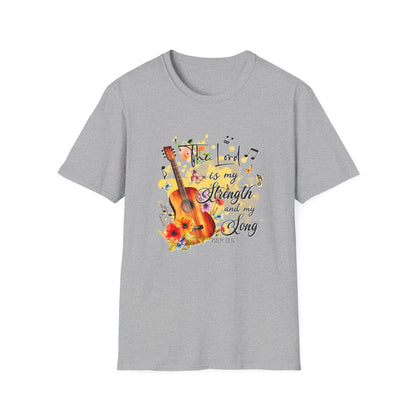 "The Lord is my Strength and My Song" Unisex Softstyle T-Shirt