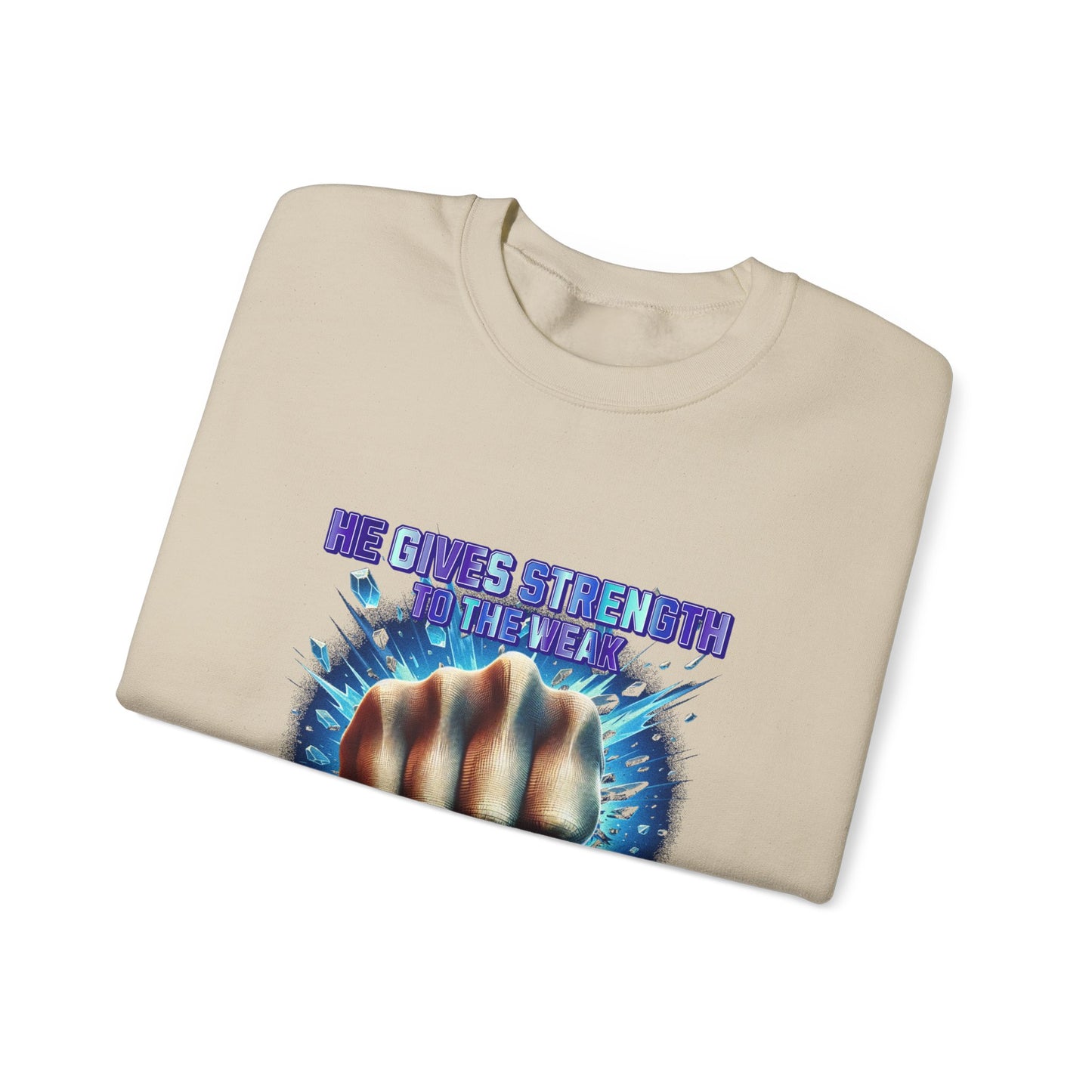 "Isaiah 40:29" Unisex Heavy Blend™ Crewneck Sweatshirt