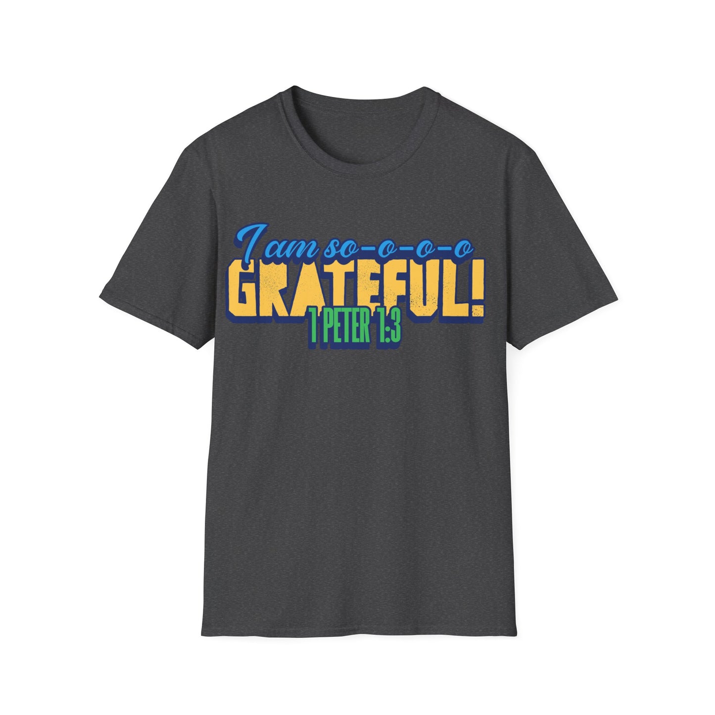 "I'm So Grateful" Unisex Softstyle T-Shirt