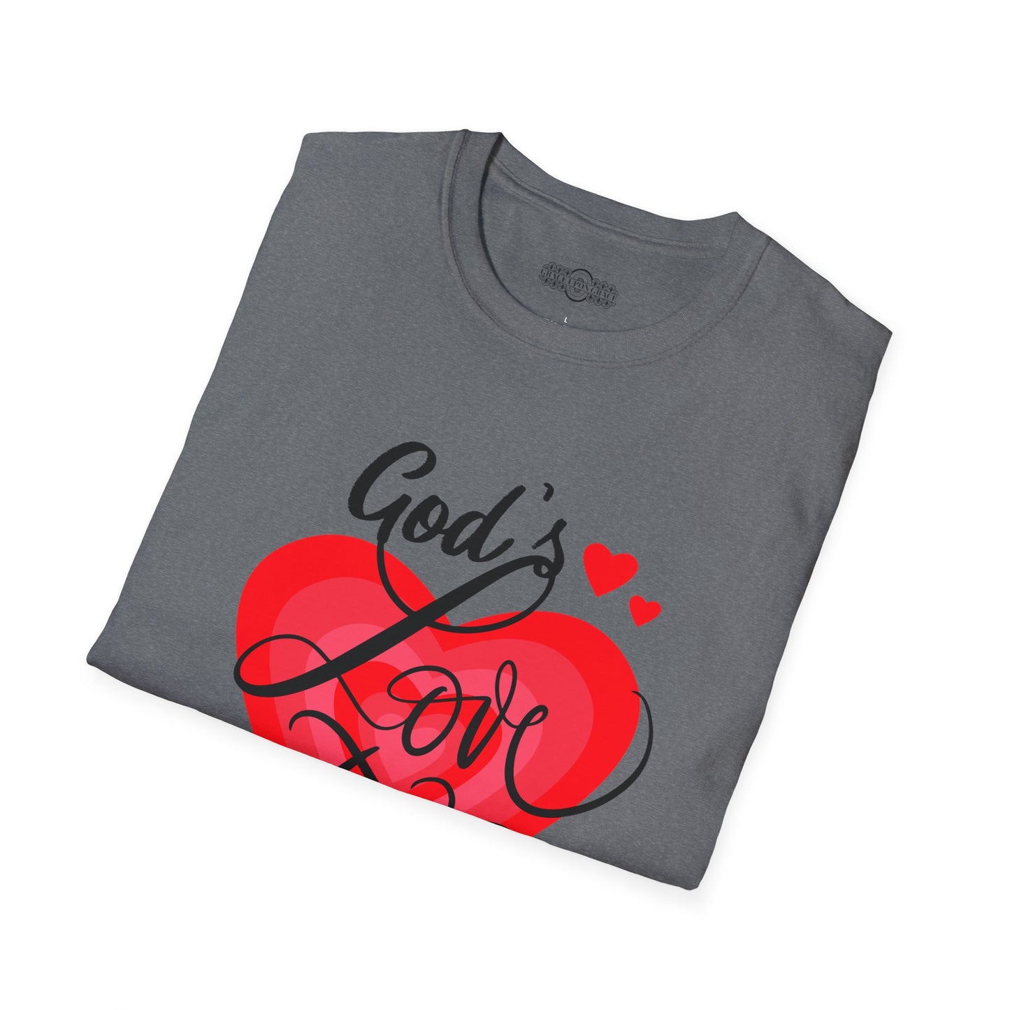 "God's Love Story" Unisex Softstyle T-Shirt