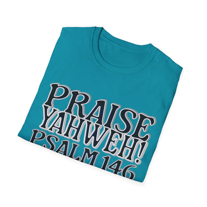 Praise Yahweh! Unisex Softstyle T-Shirt - BlackPrint