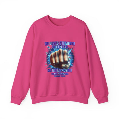 "Isaiah 40:29" Unisex Heavy Blend™ Crewneck Sweatshirt