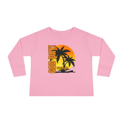 "God Day" Toddler Long Sleeve Tee