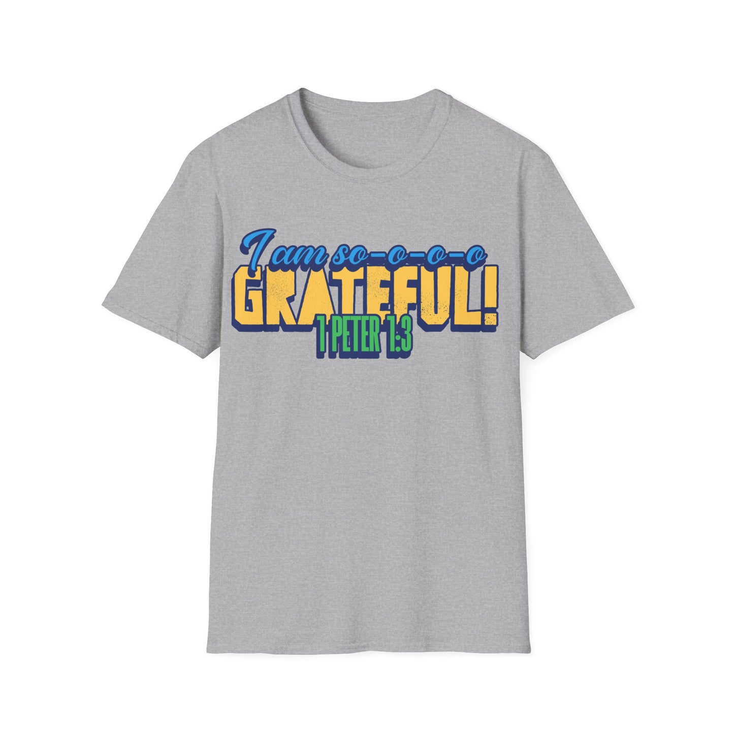 "I'm So Grateful" Unisex Softstyle T-Shirt