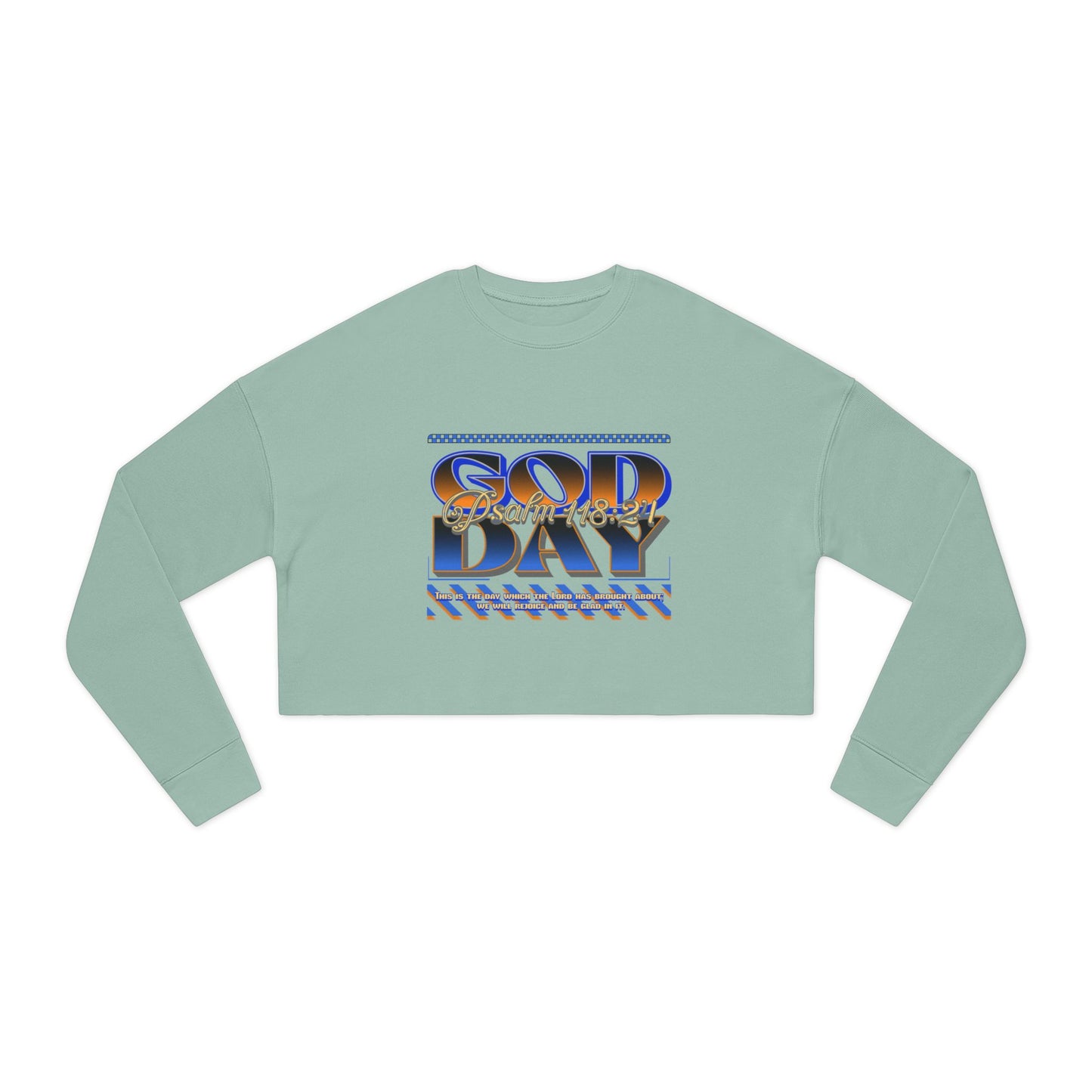 "God Day" Women's Cropped Sweatshirt