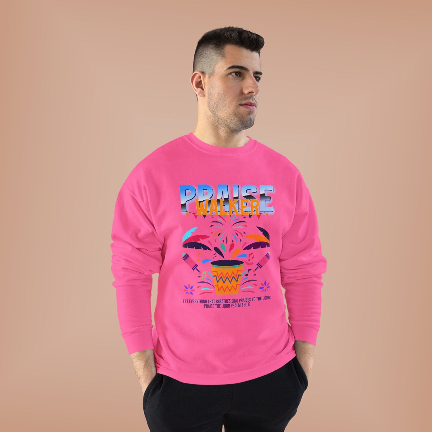 "Praise Walker" Unisex EcoSmart® Crewneck Sweatshirt