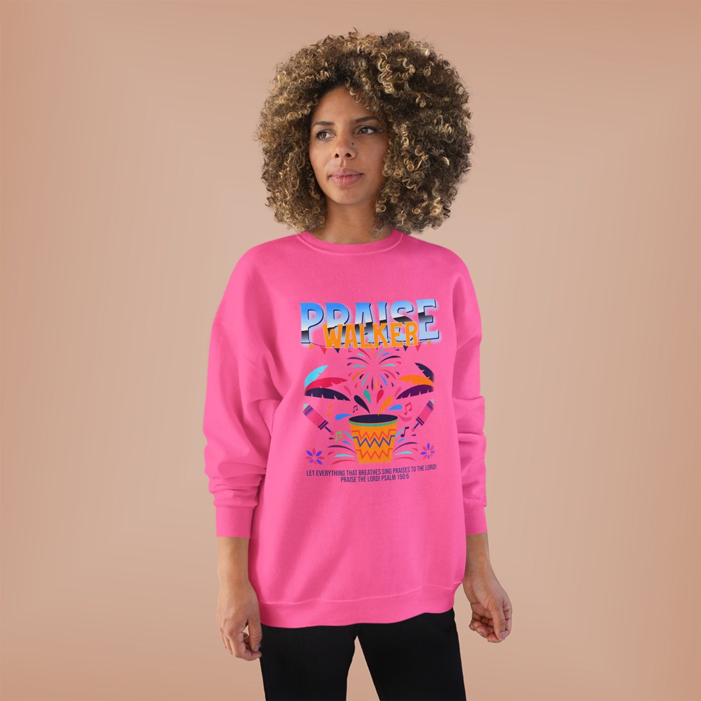 "Praise Walker" Unisex EcoSmart® Crewneck Sweatshirt