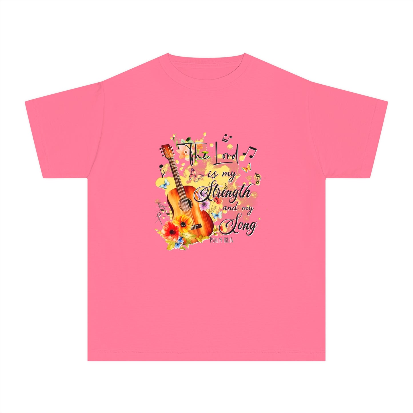 "The Lord is My Strength and Song!" Youth Midweight Tee