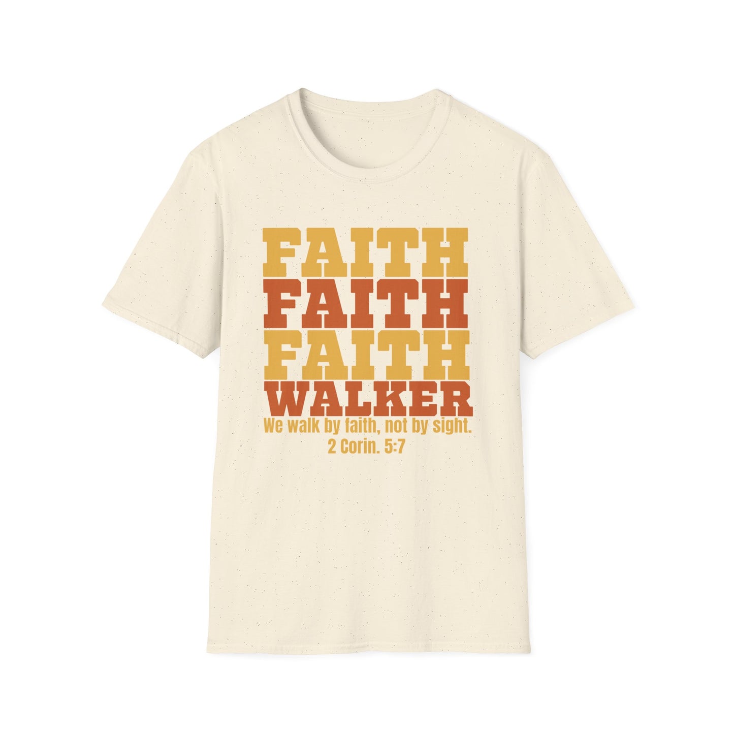 "Faith Walker" Unisex Softstyle T-Shirt | Inspirational Christian Tee