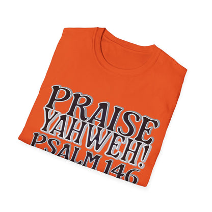Praise Yahweh! Unisex Softstyle T-Shirt - BlackPrint