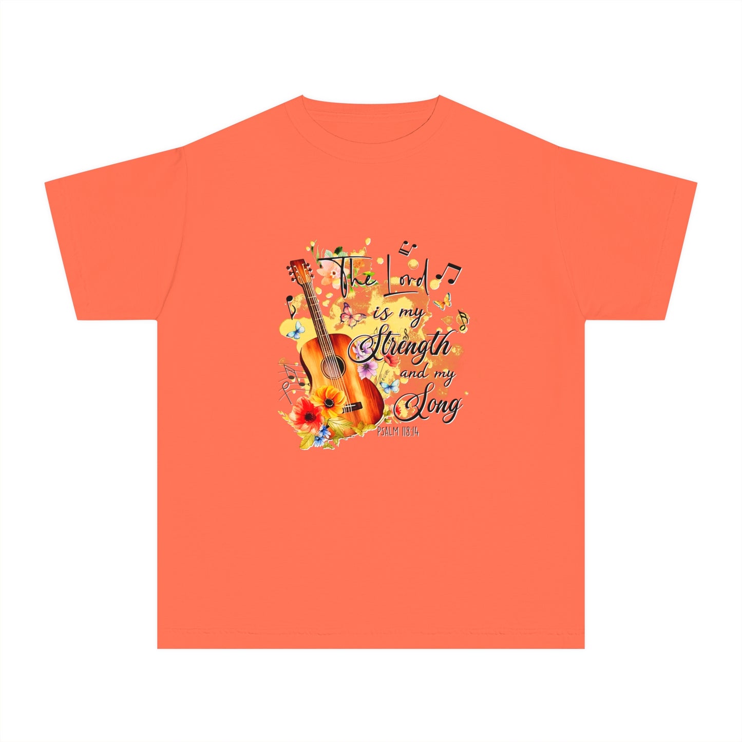 "The Lord is My Strength and Song!" Youth Midweight Tee