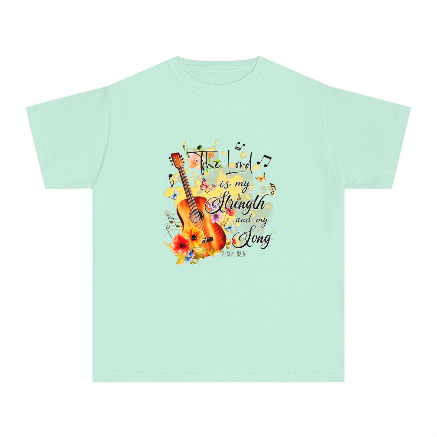 "The Lord is My Strength and Song!" Youth Midweight Tee