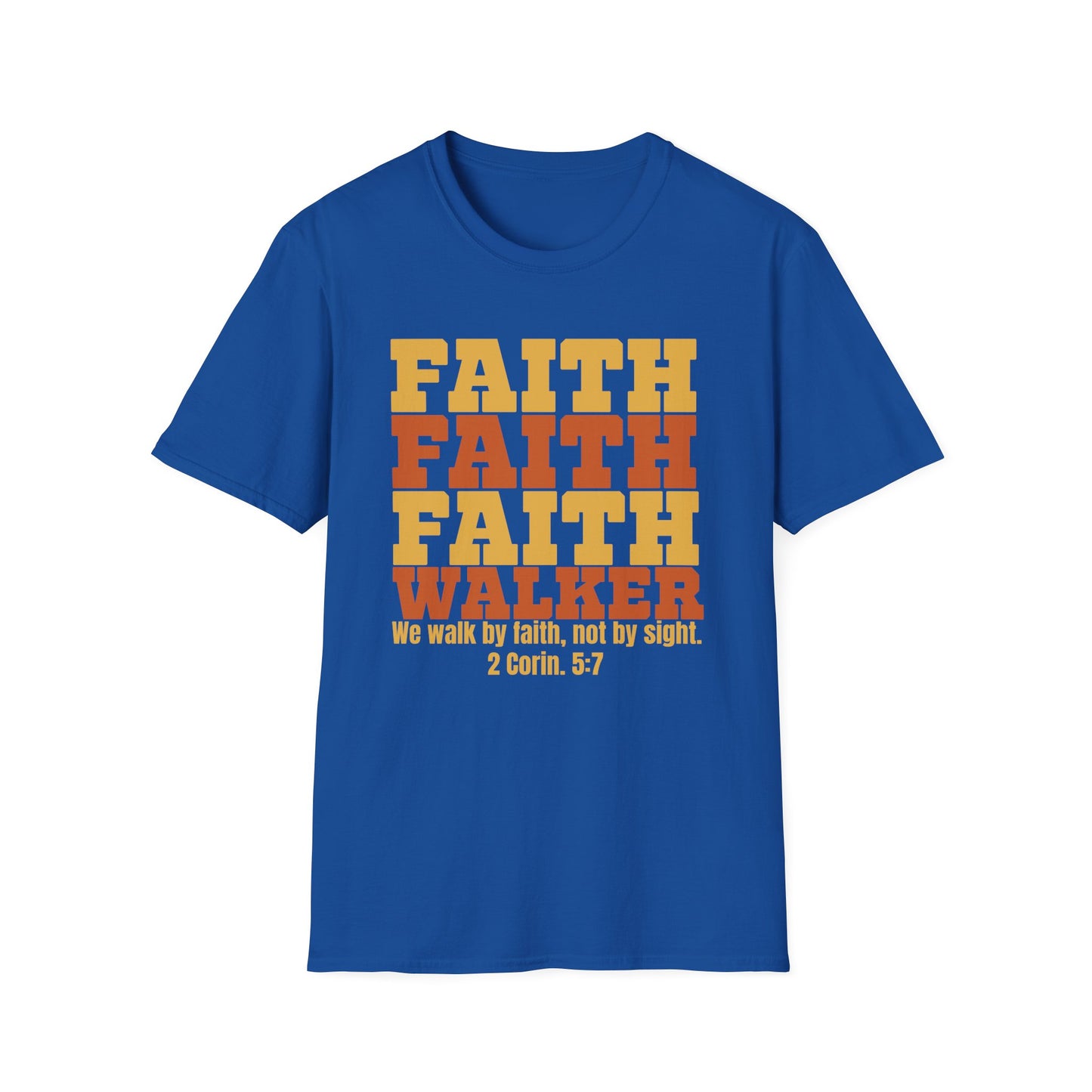 "Faith Walker" Unisex Softstyle T-Shirt | Inspirational Christian Tee