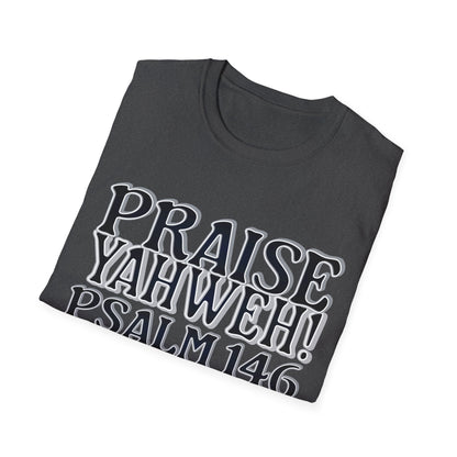 Praise Yahweh! Unisex Softstyle T-Shirt - BlackPrint