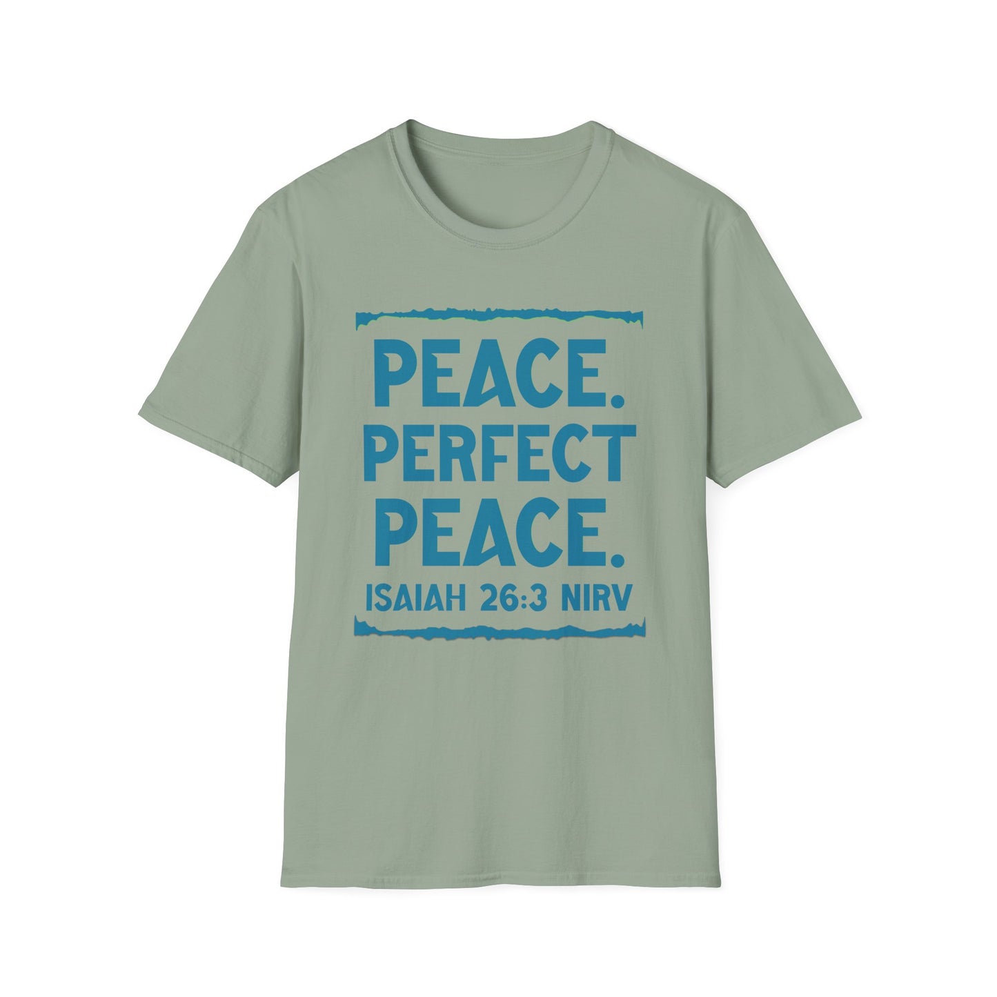 Peace. Faithful Isaiah 26:3 Softstyle T-Shirt