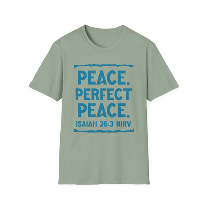 Peace. Faithful Isaiah 26:3 Softstyle T-Shirt