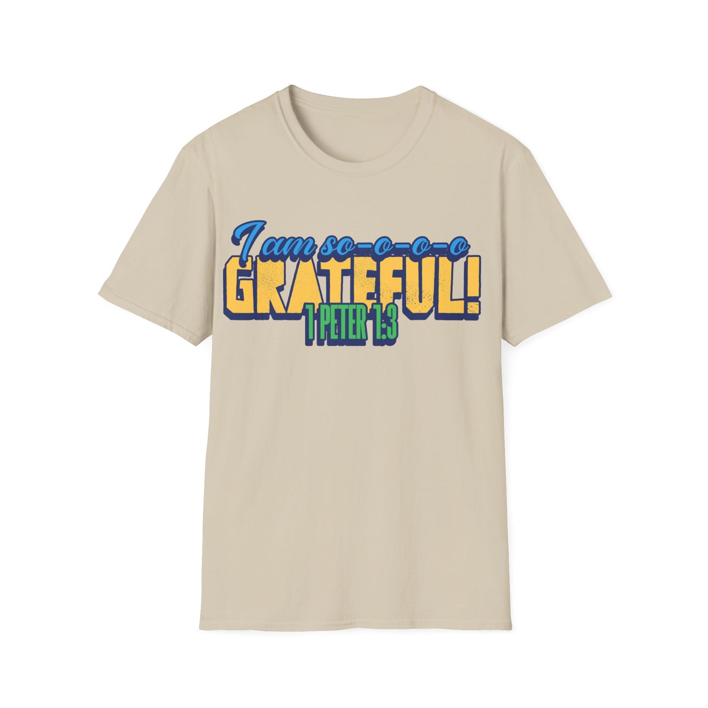 "I'm So Grateful" Unisex Softstyle T-Shirt