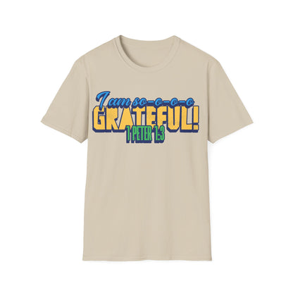 "I'm So Grateful" Unisex Softstyle T-Shirt