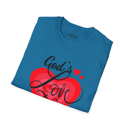"God's Love Story" Unisex Softstyle T-Shirt