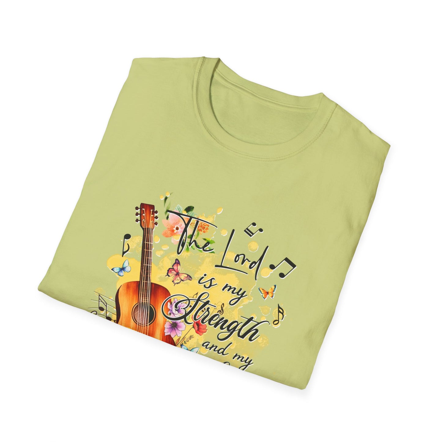 "The Lord is my Strength and My Song" Unisex Softstyle T-Shirt